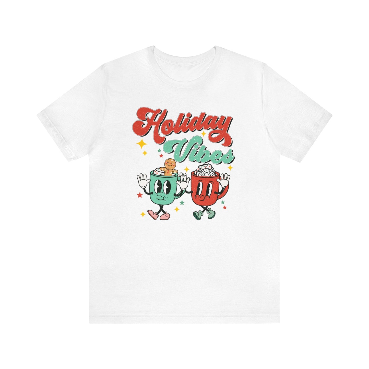 "Holiday Vibes" Coffee Teacher T-shirt - Teacher Care Crate - T-Shirt