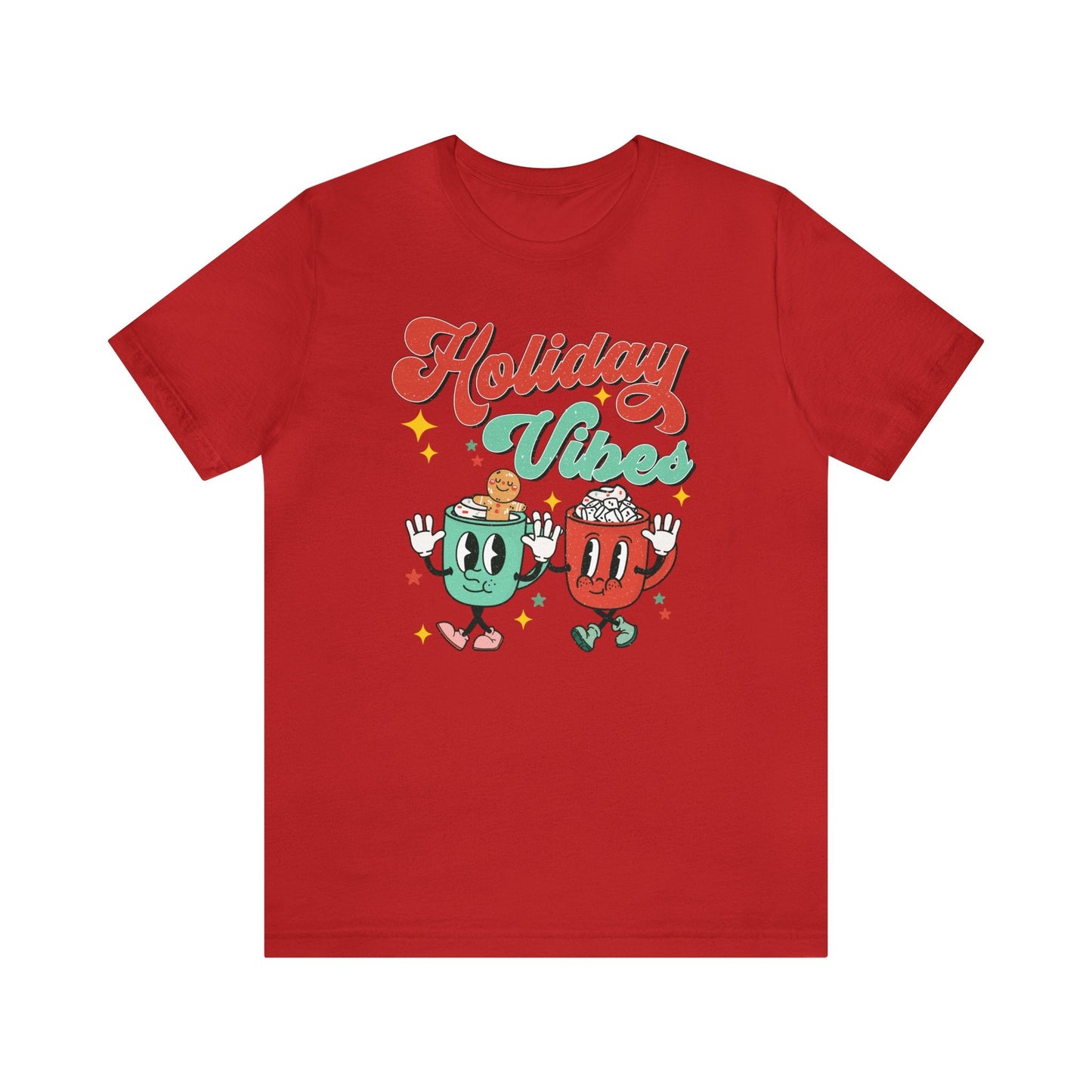 "Holiday Vibes" Coffee Teacher T-shirt - Teacher Care Crate - T-Shirt
