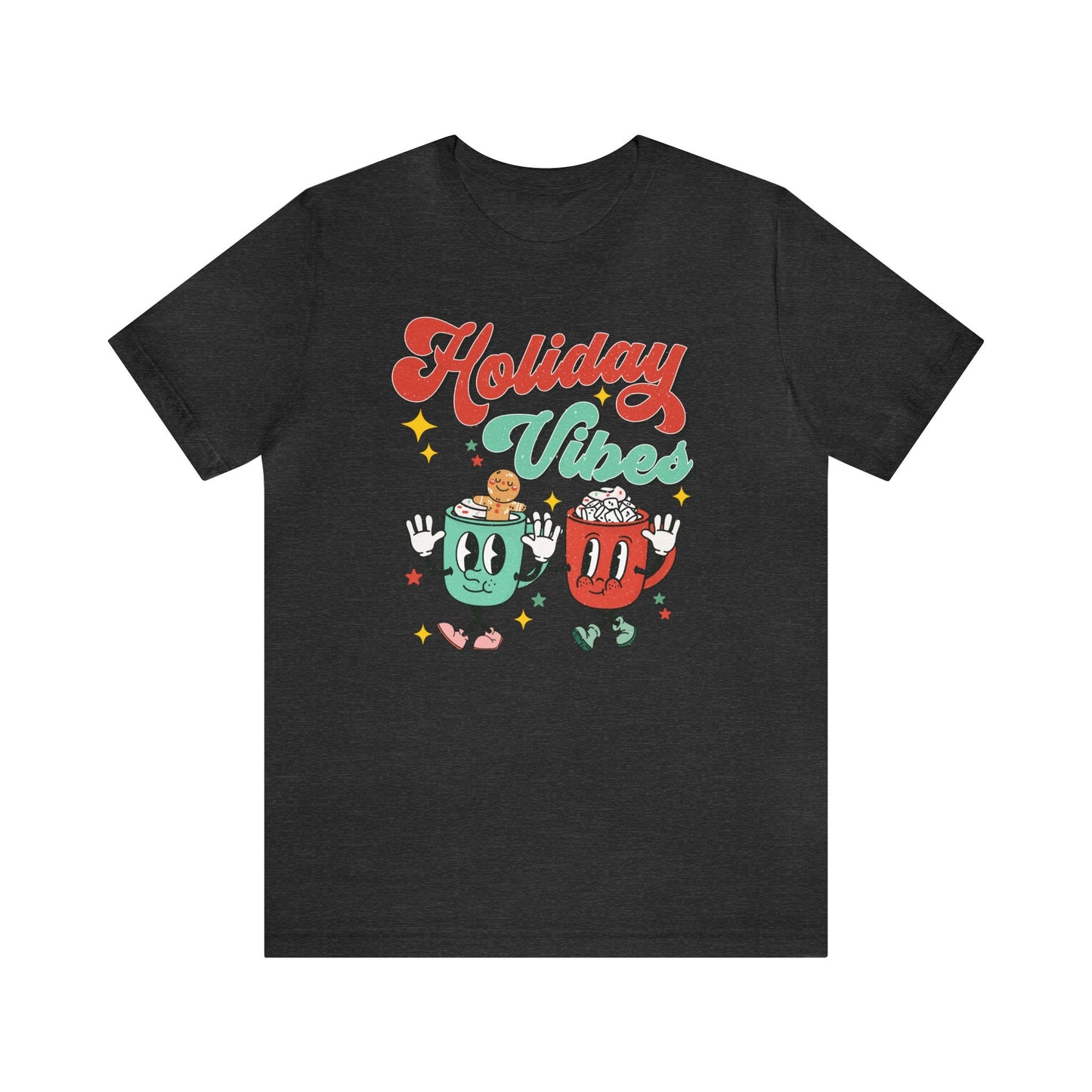"Holiday Vibes" Coffee Teacher T-shirt - Teacher Care Crate - T-Shirt