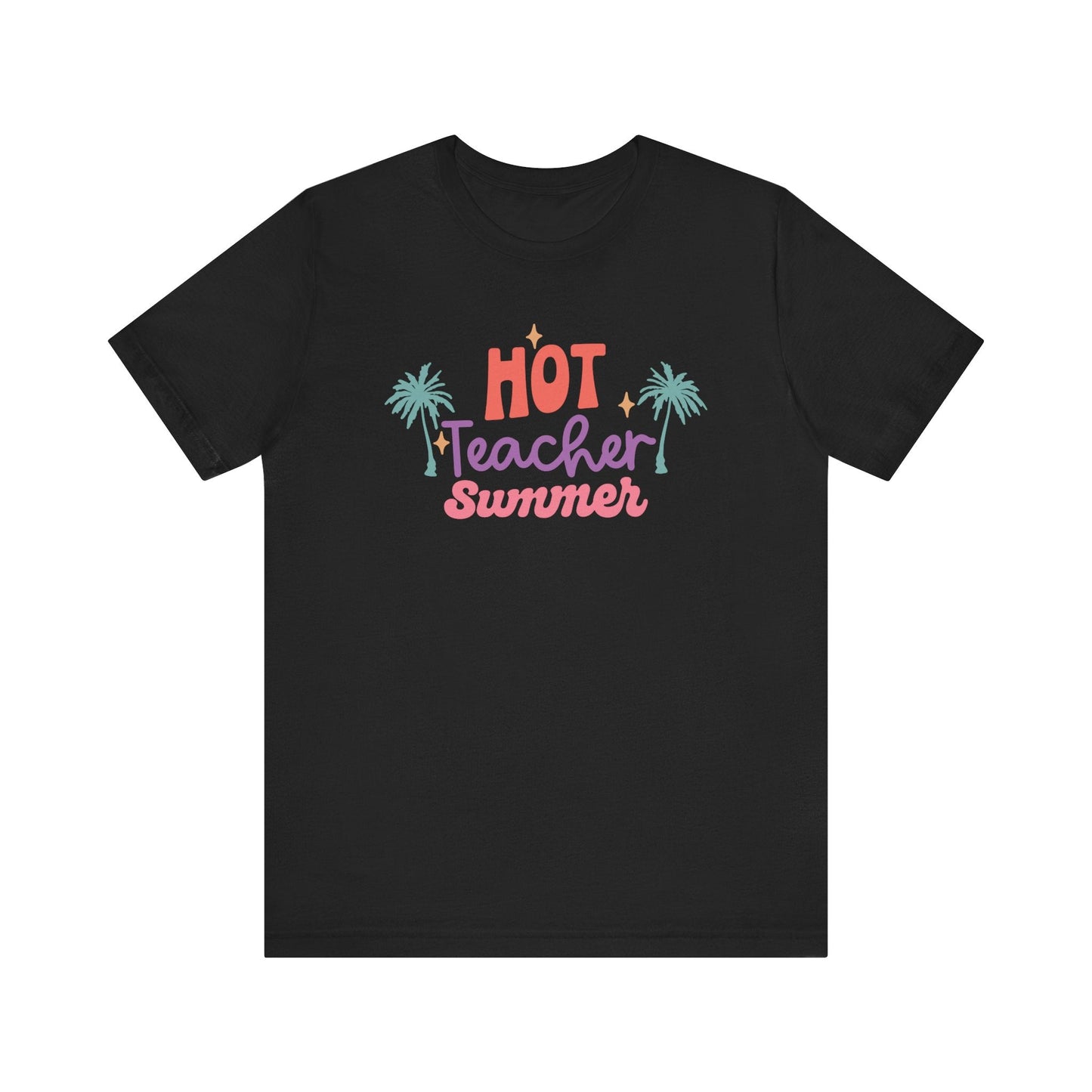 "Hot Teacher Summer" Teacher T-shirt - Teacher Care Crate - T-Shirt