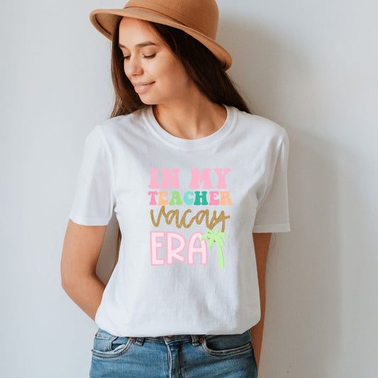 "In My Teacher Vacay Era" Teacher T-shirt - Teacher Care Crate - T-Shirt