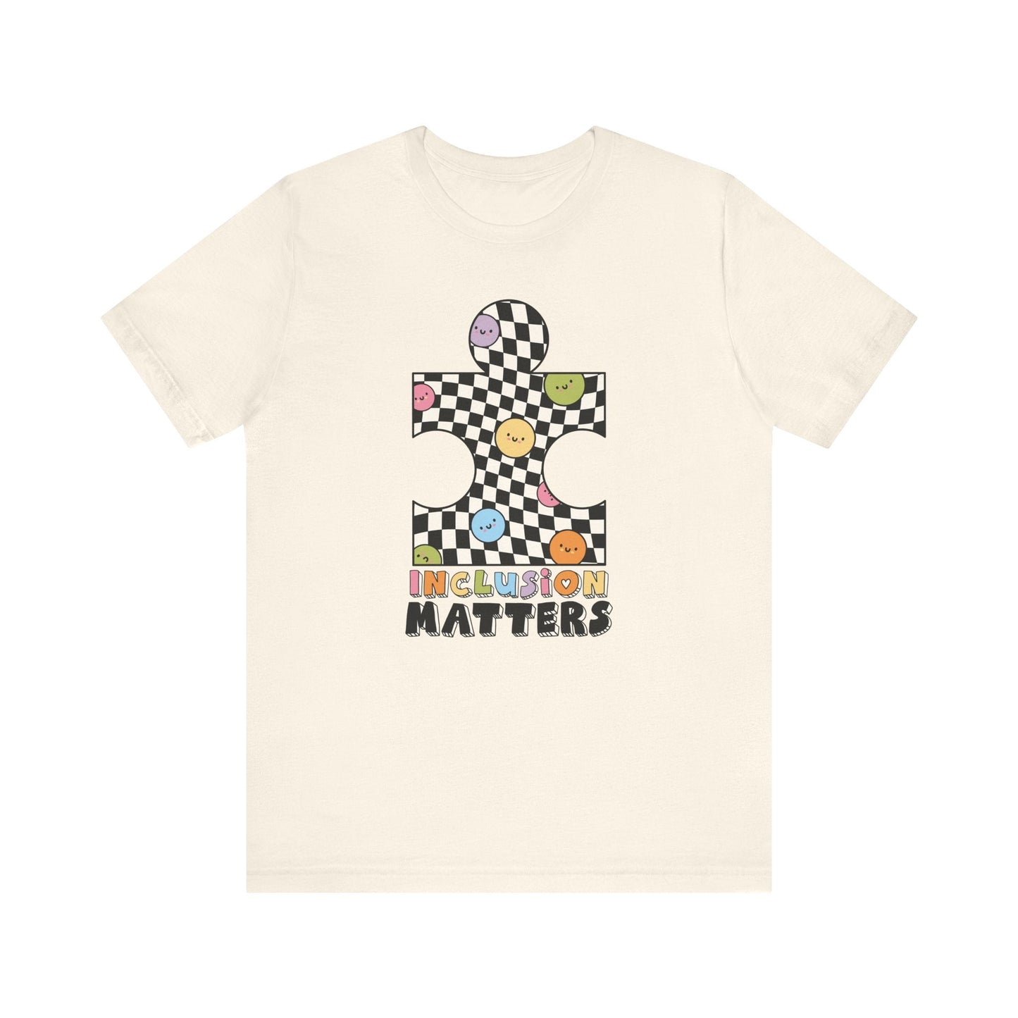 "Inclusion Matters" Puzzle Teacher T-shirt - Teacher Care Crate - T-Shirt