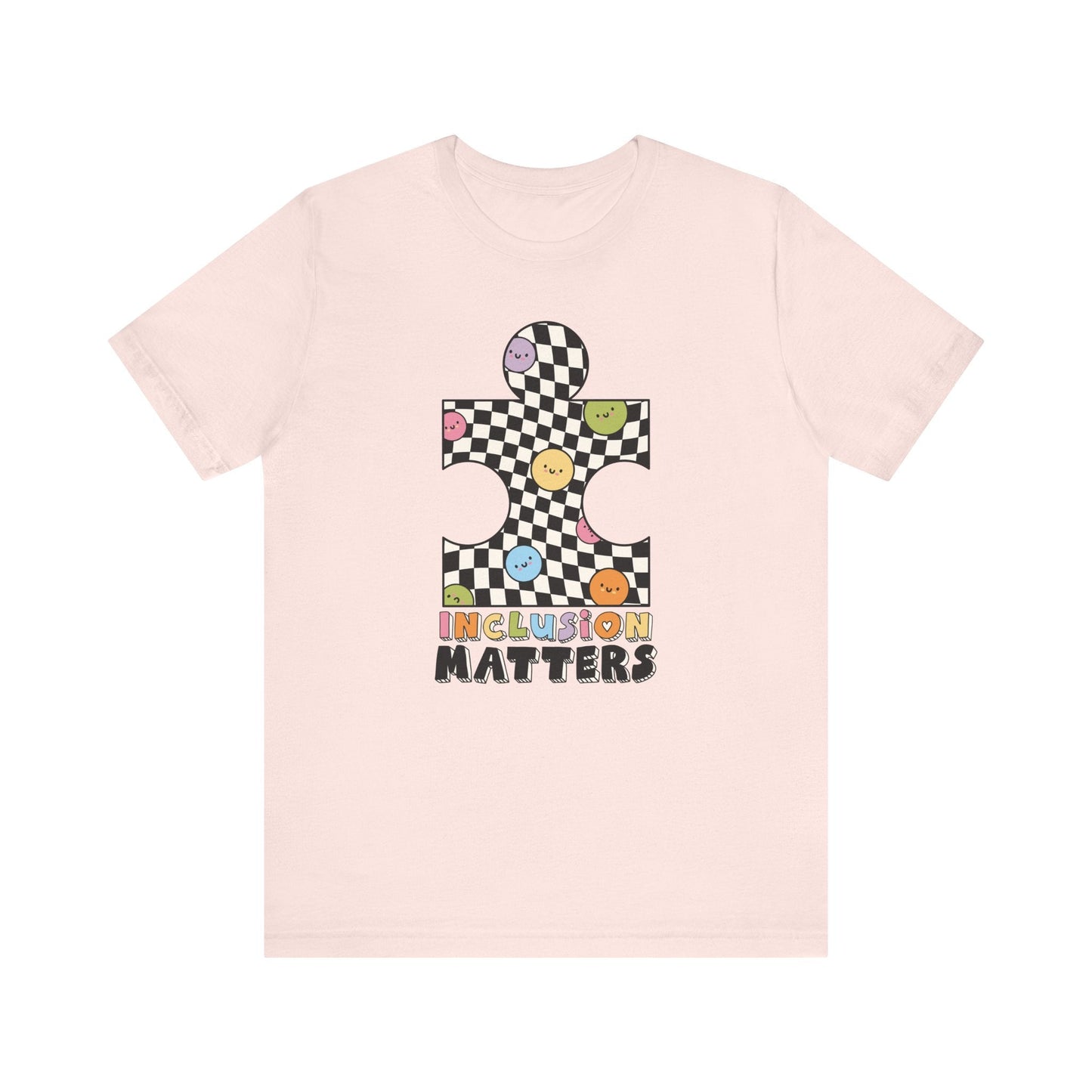 "Inclusion Matters" Puzzle Teacher T-shirt - Teacher Care Crate - T-Shirt