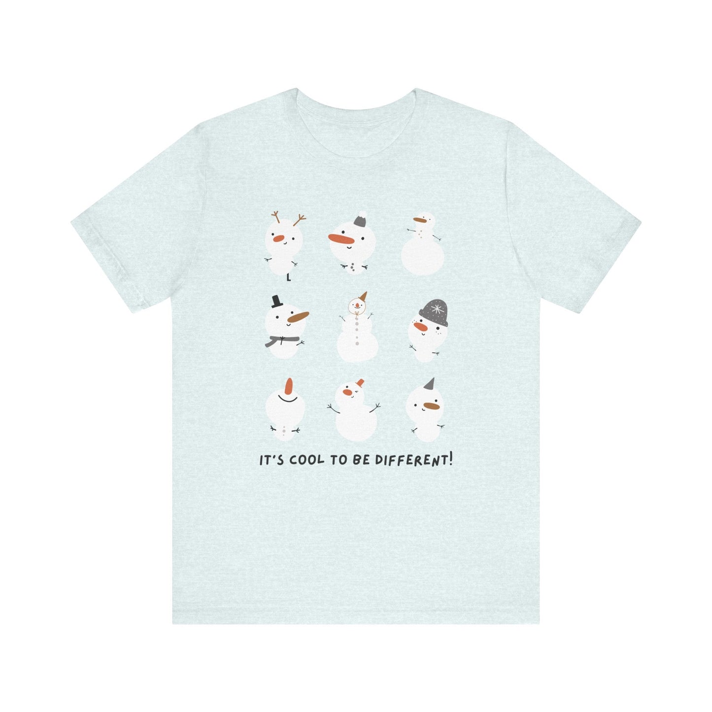 "It's Cool to be Different" Winter Teacher T-shirt - Teacher Care Crate - T-Shirt