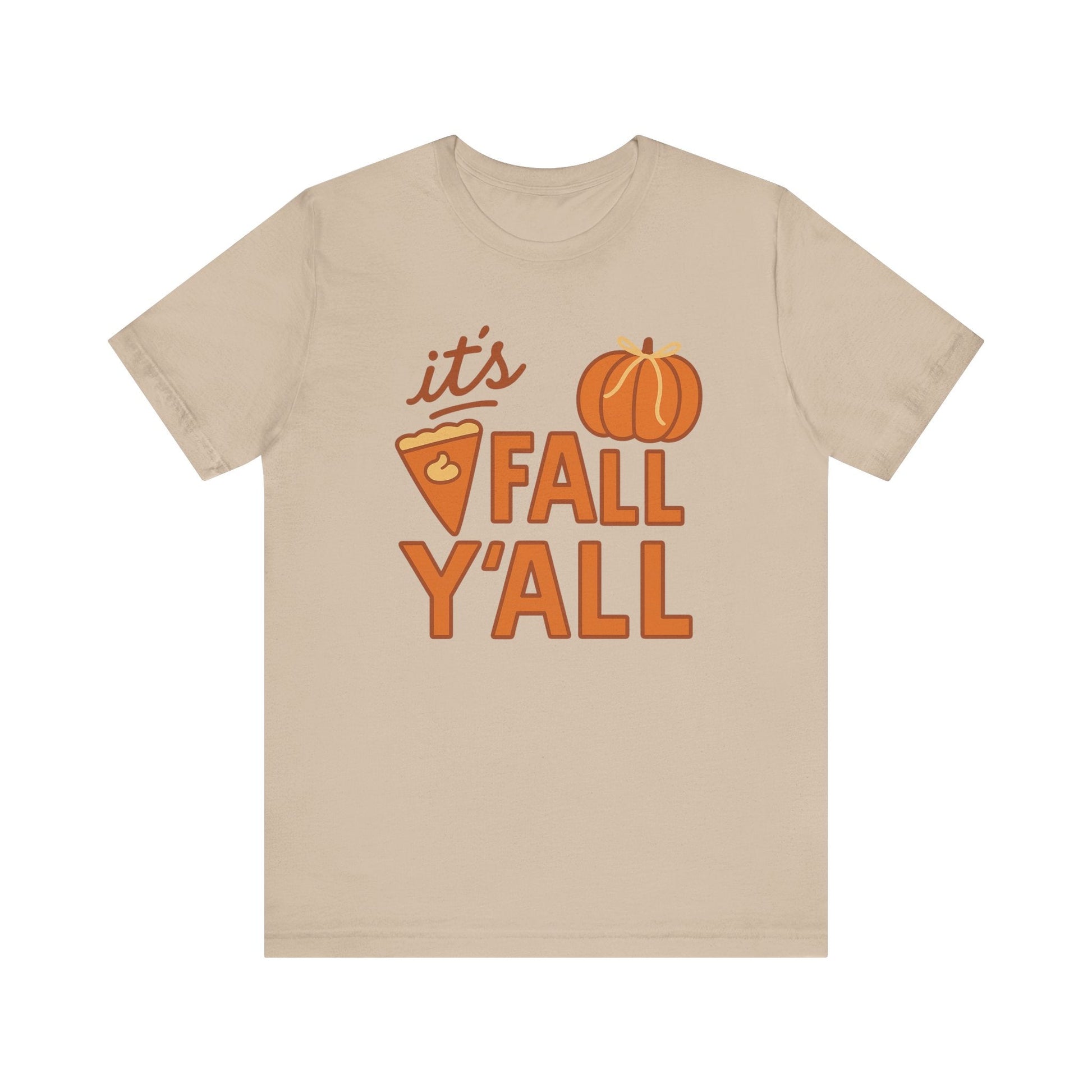 "It's Fall Ya'll" Block Letter Teacher T-shirt - Teacher Care Crate - T-Shirt