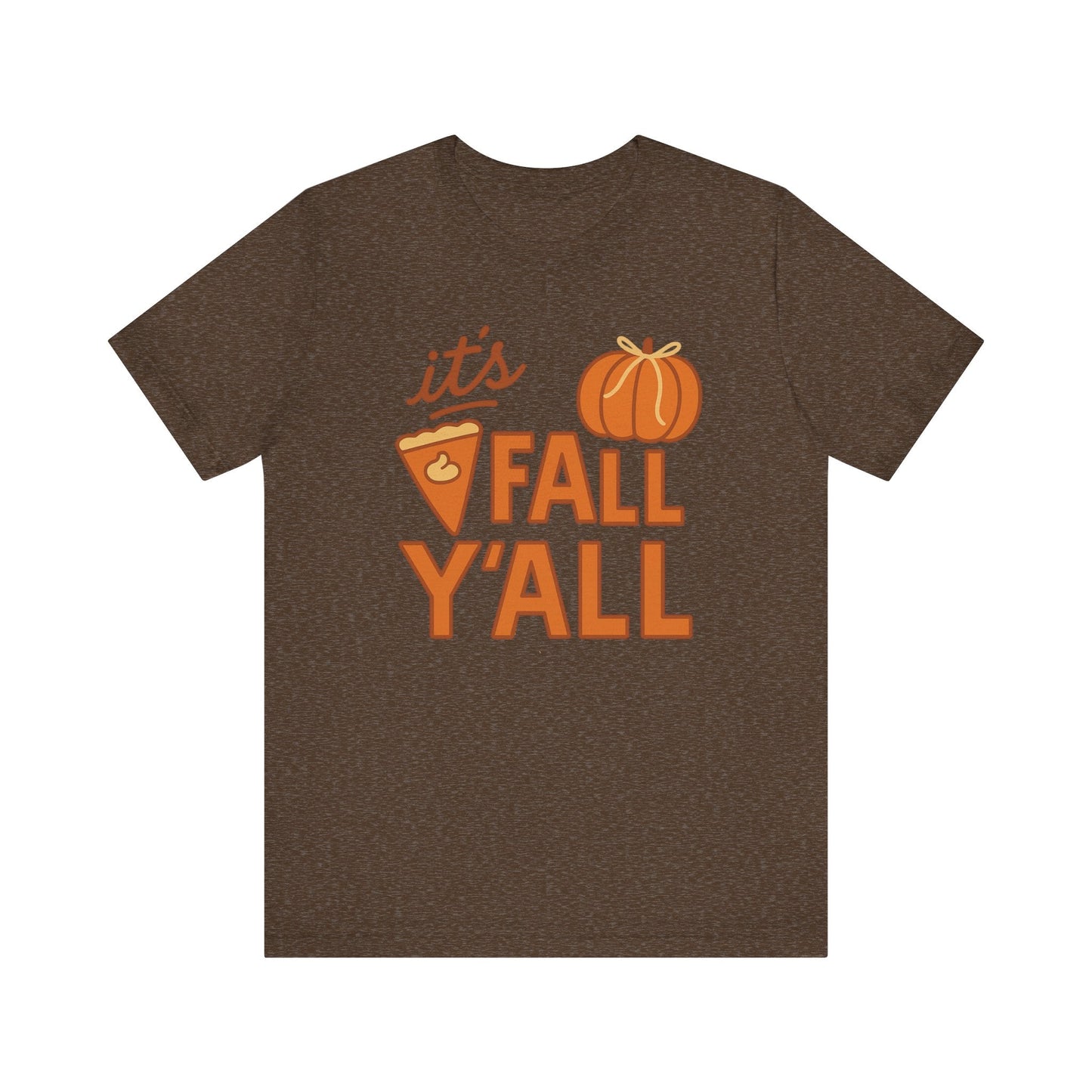 "It's Fall Ya'll" Block Letter Teacher T-shirt - Teacher Care Crate - T-Shirt