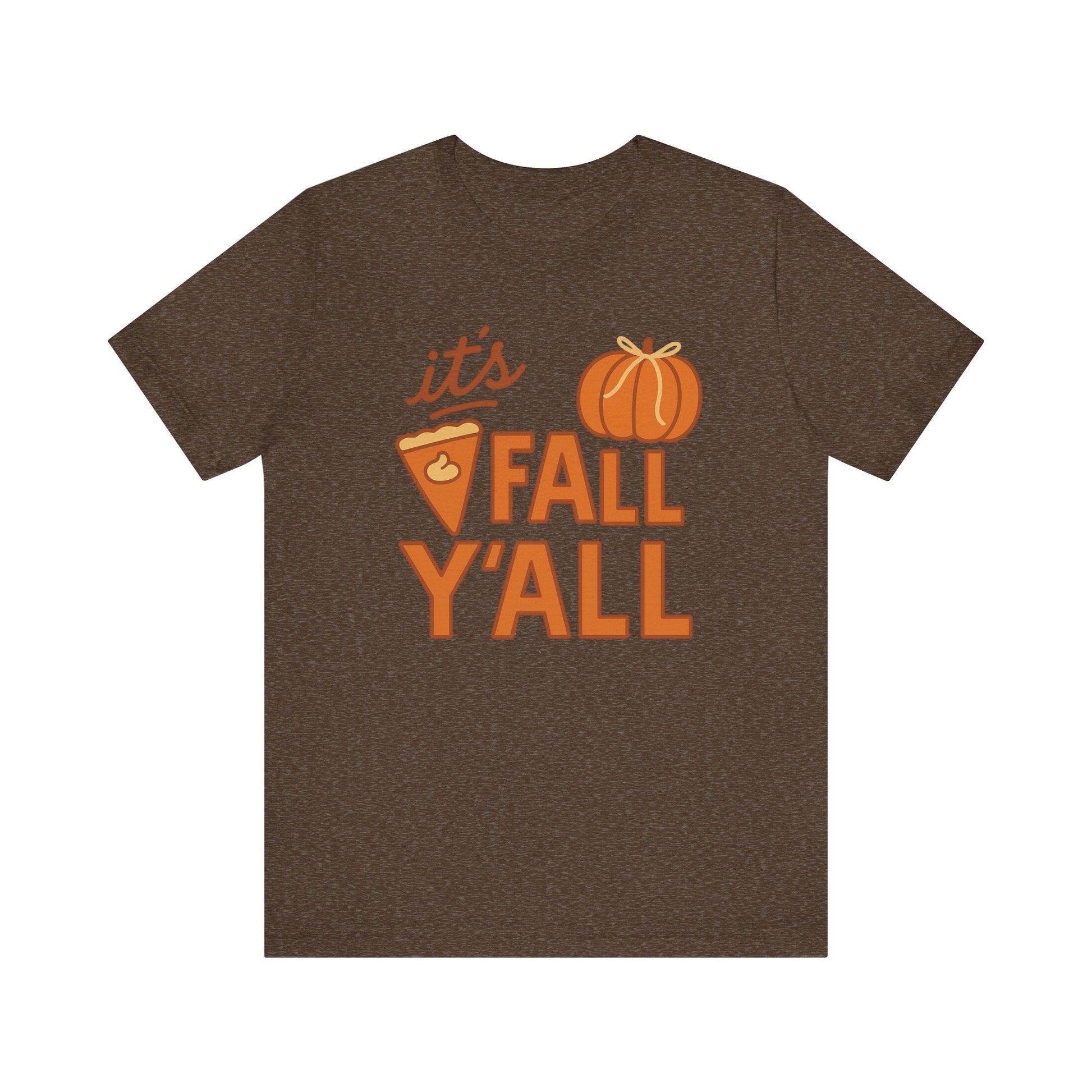 "It's Fall Ya'll" Block Letter Teacher T-shirt - Teacher Care Crate - T-Shirt