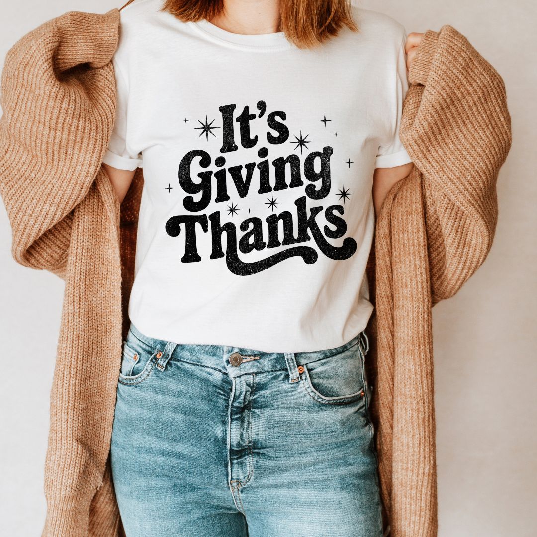 "It's Giving Thanks" Teacher T-shirt - Teacher Care Crate - T-Shirt