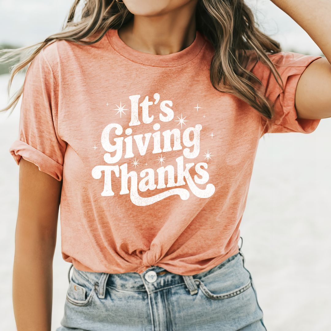 "It's Giving Thanks" Teacher T-shirt - Teacher Care Crate - T-Shirt