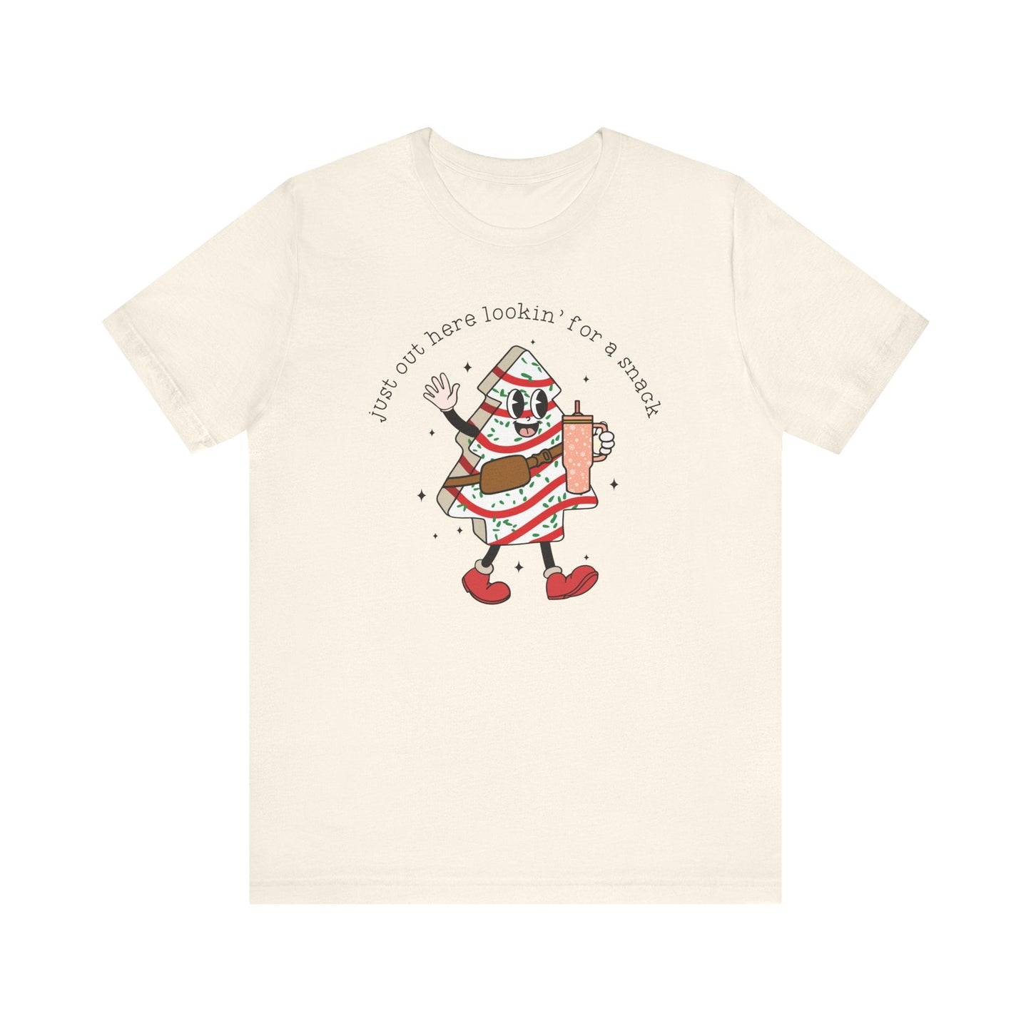 "Just Out Here Lookin' for a Snack" Holiday Teacher T-shirt - Teacher Care Crate - T-Shirt
