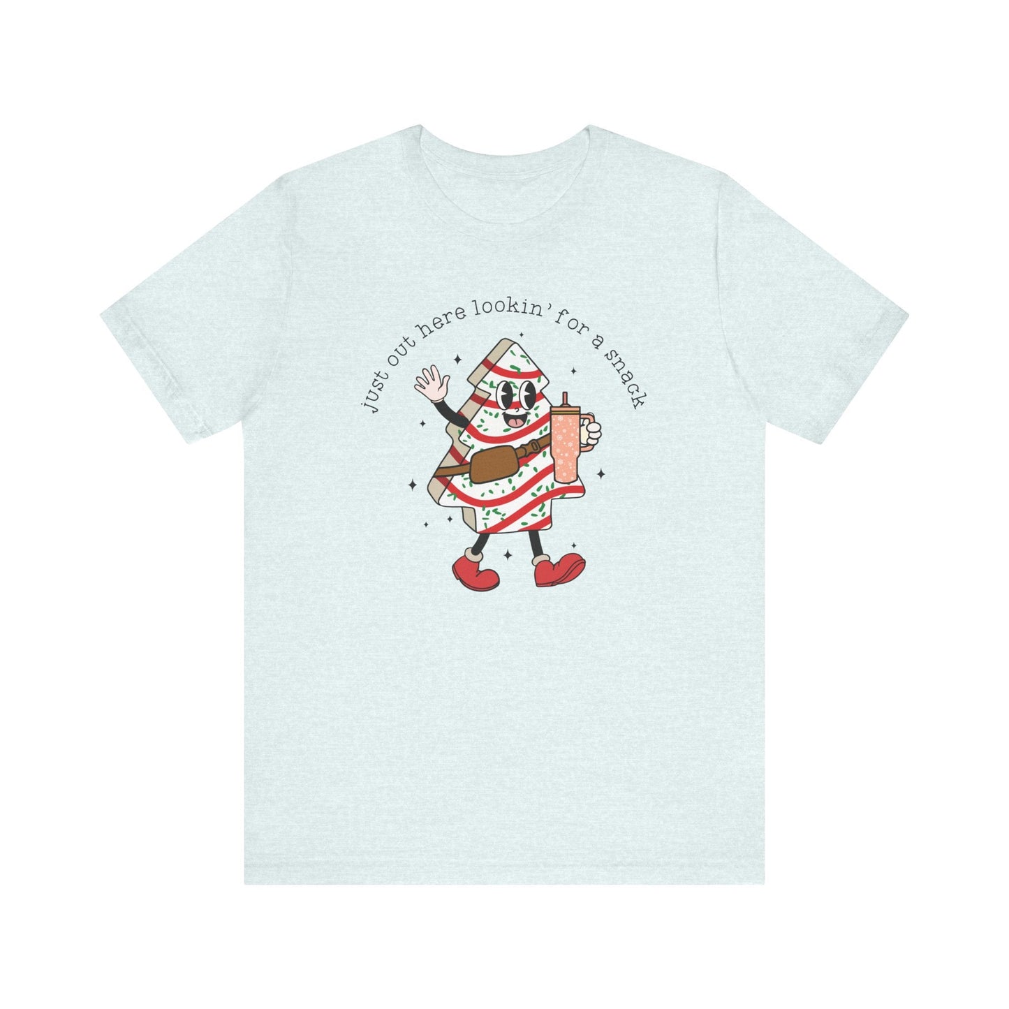 "Just Out Here Lookin' for a Snack" Holiday Teacher T-shirt - Teacher Care Crate - T-Shirt
