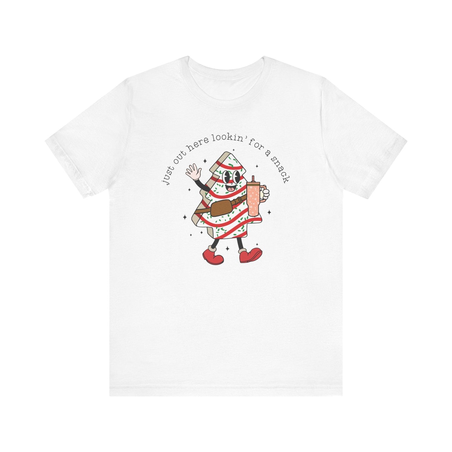 "Just Out Here Lookin' for a Snack" Holiday Teacher T-shirt - Teacher Care Crate - T-Shirt
