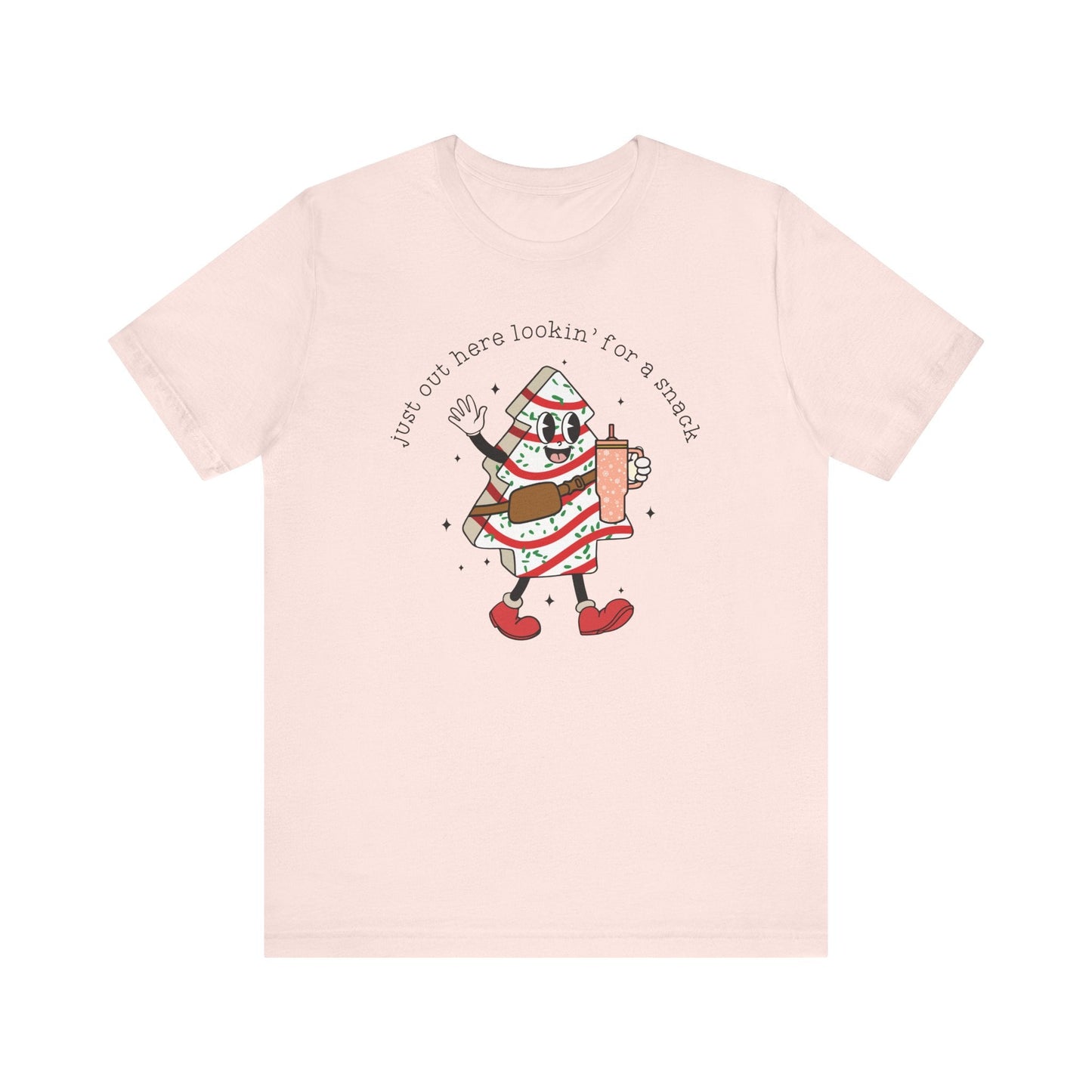 "Just Out Here Lookin' for a Snack" Holiday Teacher T-shirt - Teacher Care Crate - T-Shirt