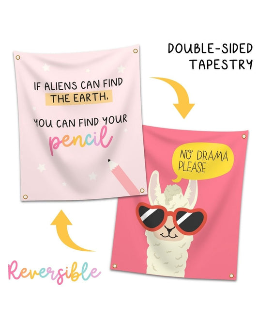 'No Drama Please' Hanging Tapestry - Teacher Care Crate -