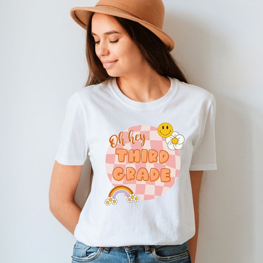 "Oh Hey Third Grade" Teacher T-shirt - Teacher Care Crate - T-Shirt