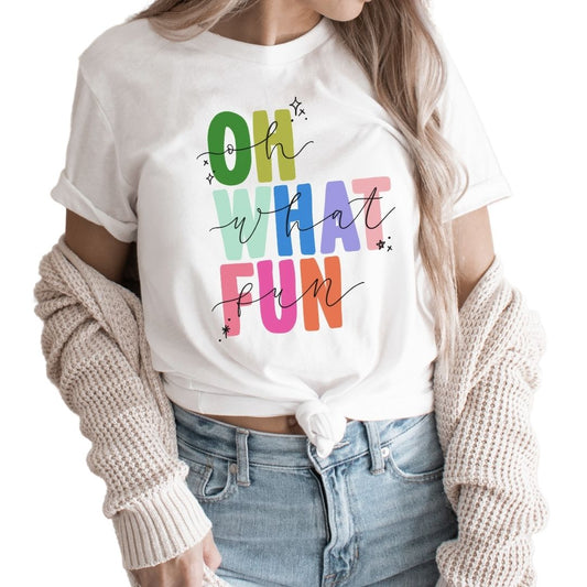 "Oh What Fun" Tori Artis Teacher T-shirt - Teacher Care Crate - T-Shirt