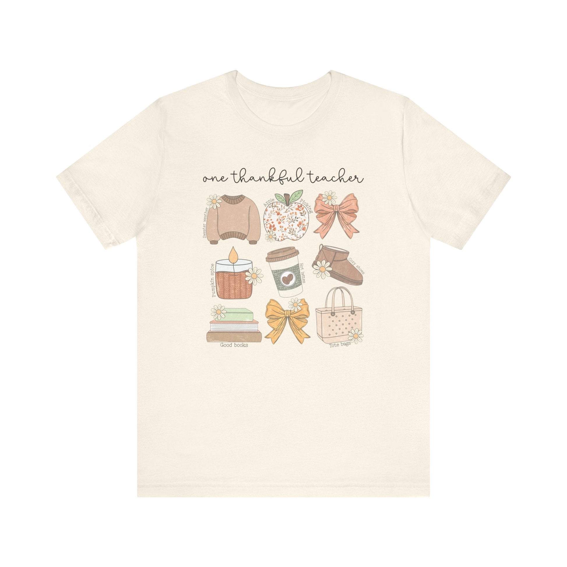 "One Thankful Teacher" Fall Things Teacher T-shirt - Teacher Care Crate - T-Shirt