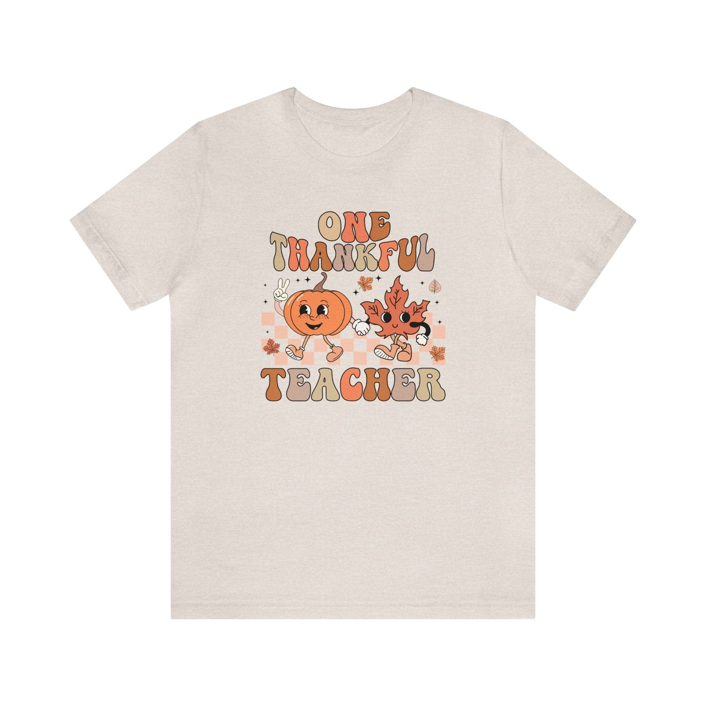 "One Thankful Teacher" Teacher T-shirt - Teacher Care Crate - T-Shirt