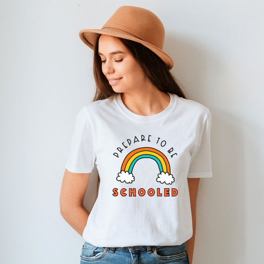 "Prepare to be Schooled" Teacher T-shirt - Teacher Care Crate - T-Shirt