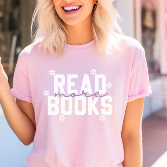 "Read More Books" Teacher T-Shirt - Teacher Care Crate - T-Shirt