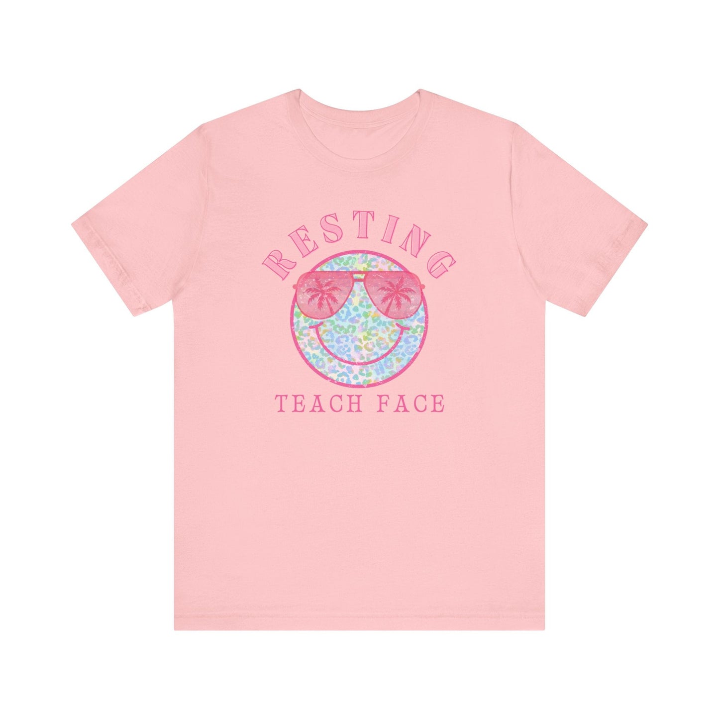 "Resting Teach Face" Teacher T-shirt - Teacher Care Crate - T-Shirt