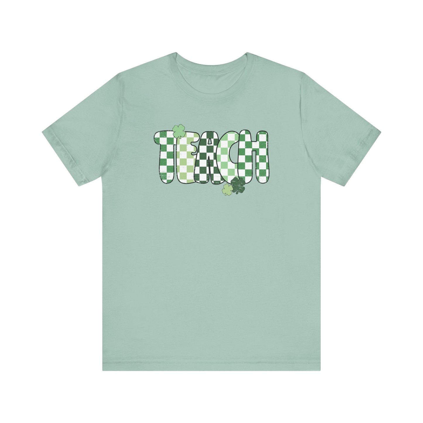 "Shamrock Teach" Vintage Teacher T-shirt - Teacher Care Crate - T-Shirt