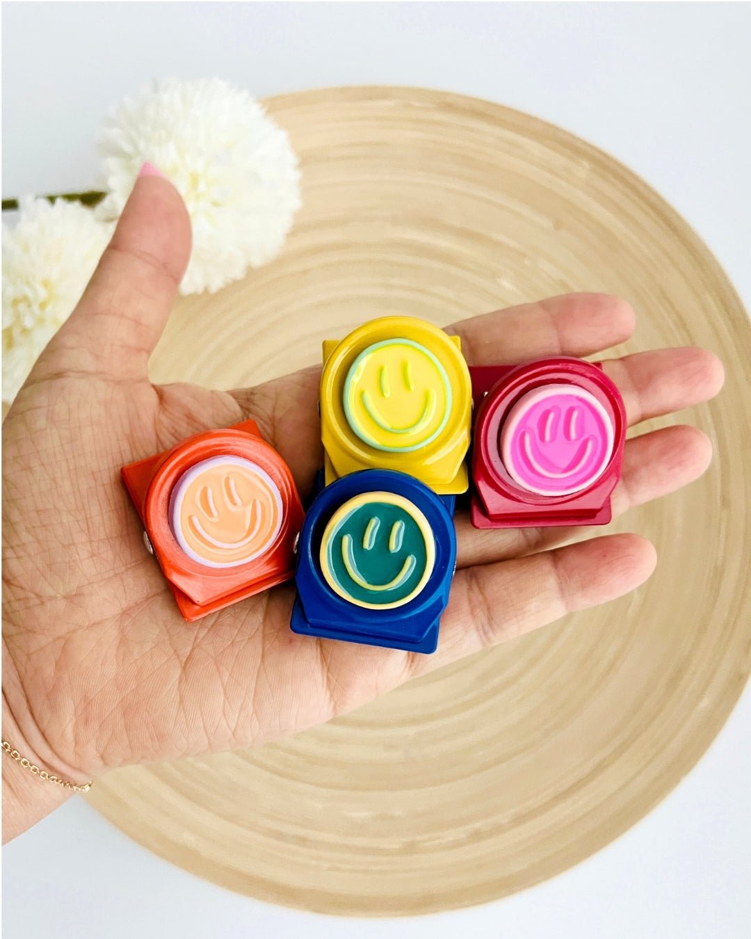 Smiley Magnet Clips - Teacher Care Crate -