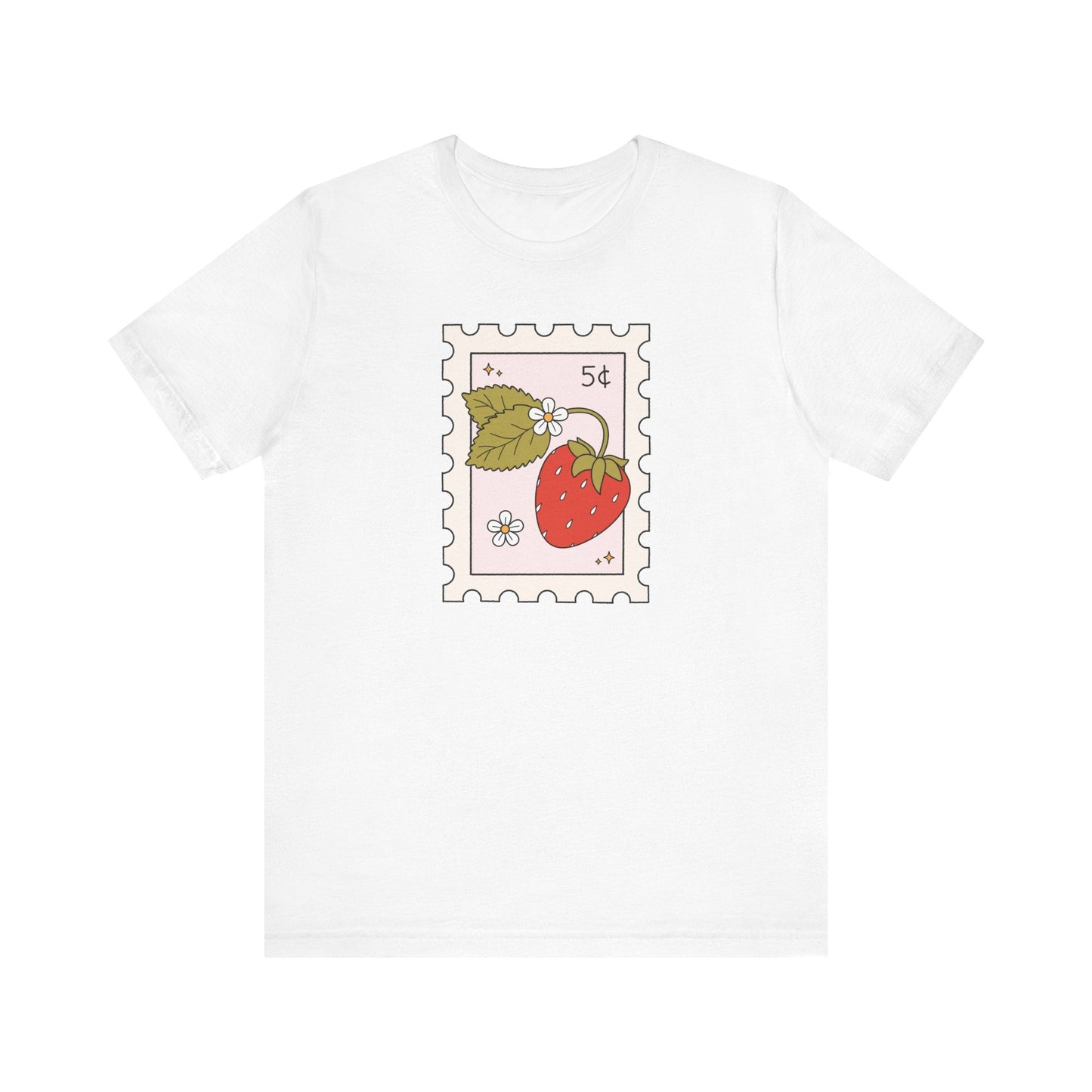 "Strawberry Stamp" Teacher T-shirt - Teacher Care Crate - T-Shirt