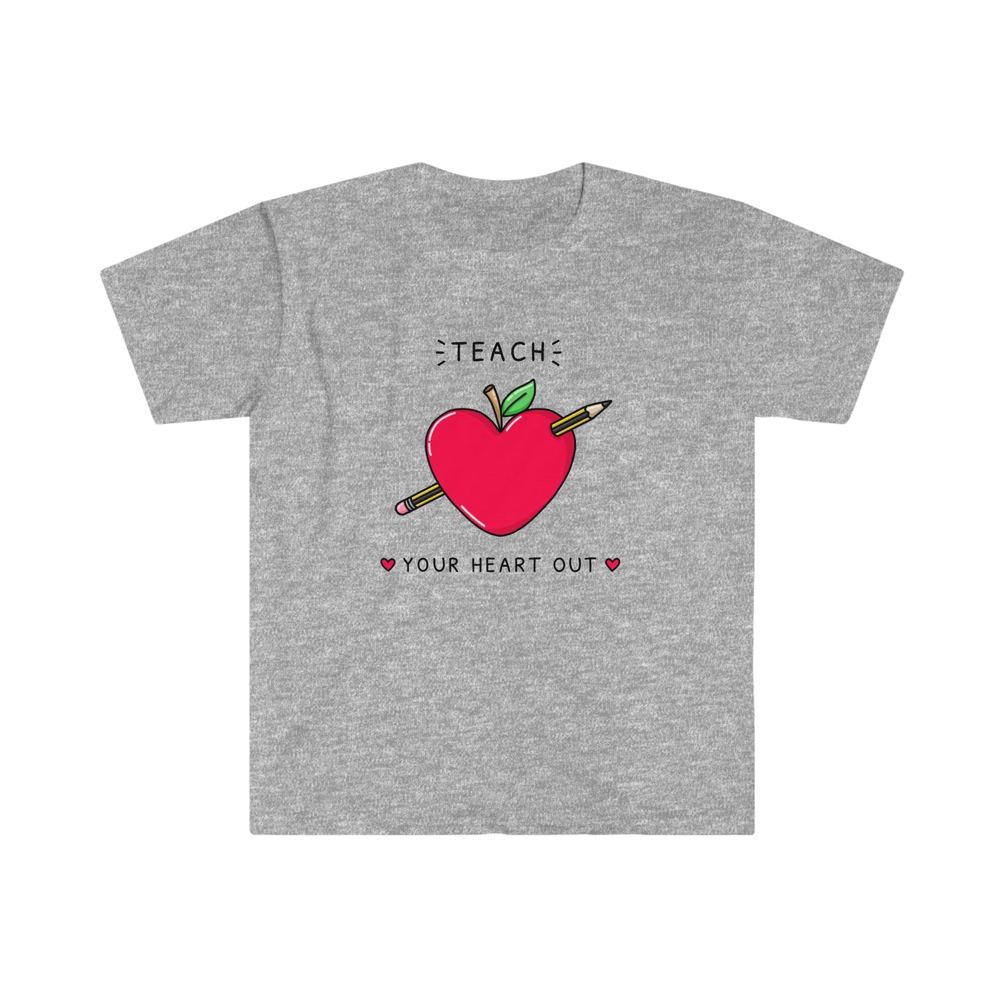 "Teach Your Heart Out" Teacher T-shirt - Teacher Care Crate - T-Shirt