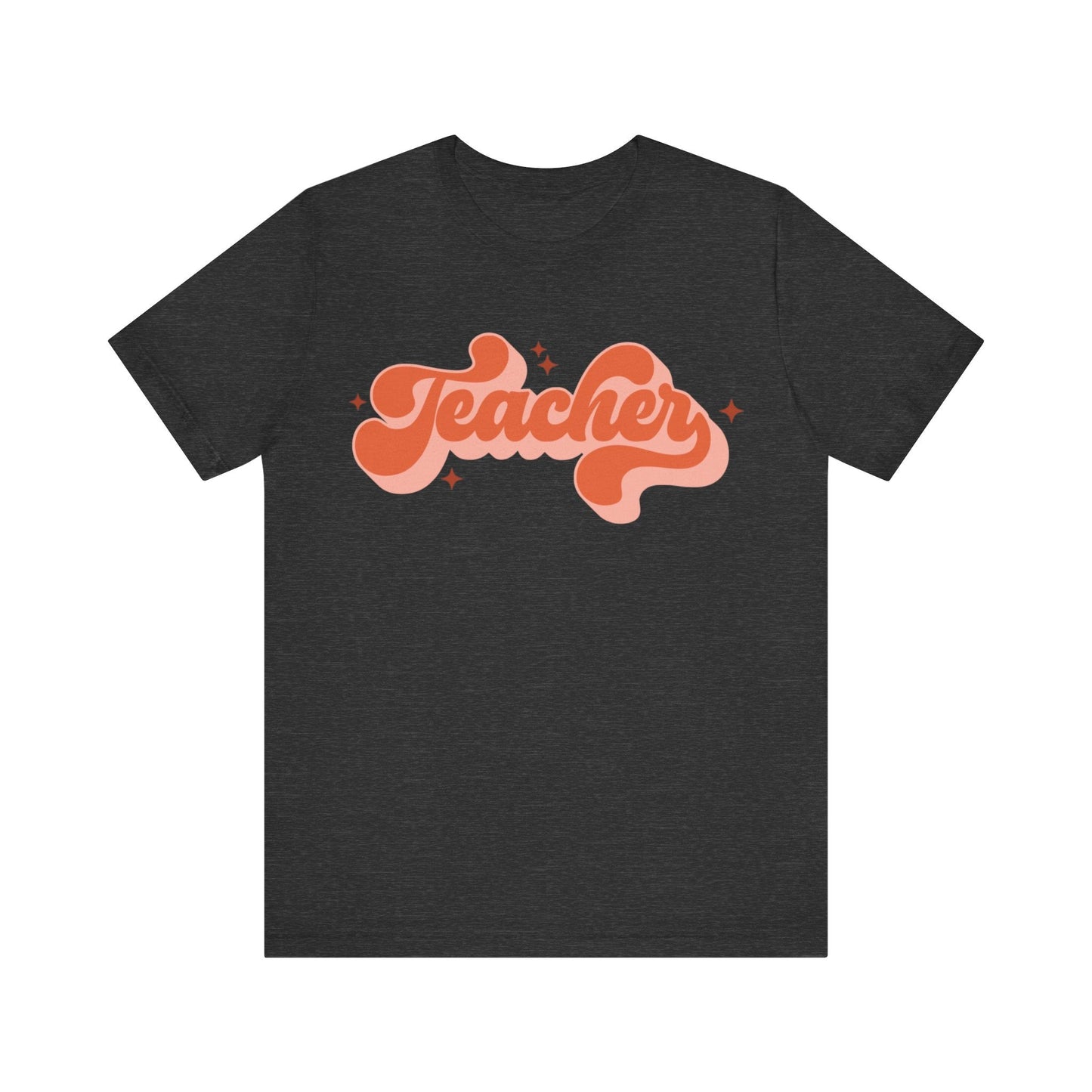"Teacher" Retro Teacher T-shirt - Teacher Care Crate - T-Shirt