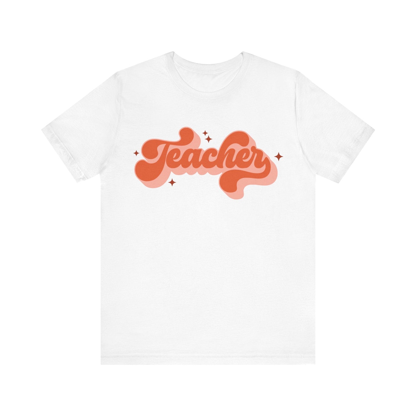 "Teacher" Retro Teacher T-shirt - Teacher Care Crate - T-Shirt