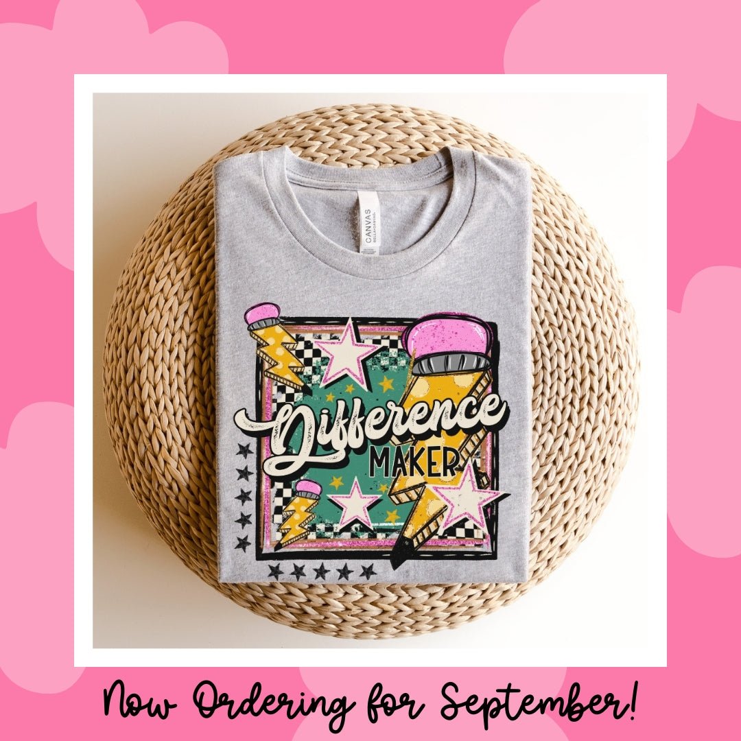 Teacher Tee Club 12 - Month - Teacher Care Crate - T-Shirt