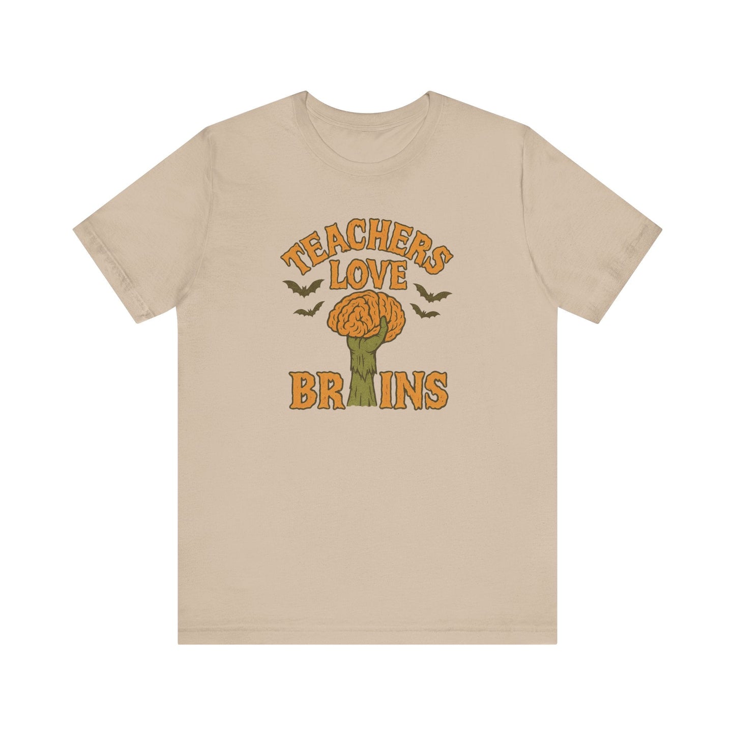 "Teachers Love Brains" Zombie Teacher T-shirt - Teacher Care Crate - T-Shirt