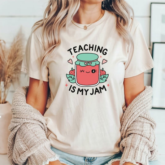 "Teaching is My Jam" Teacher T-shirt - Teacher Care Crate - T-Shirt