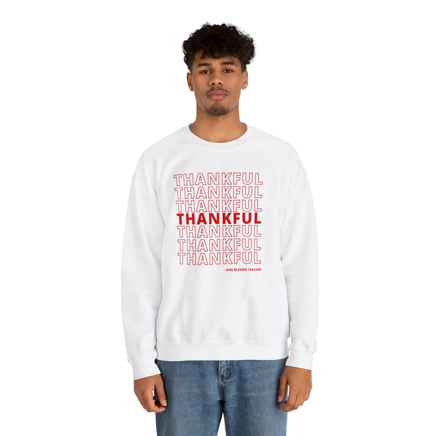 "Thankful & Blessed" Teacher Sweatshirt - Teacher Care Crate - Sweatshirt