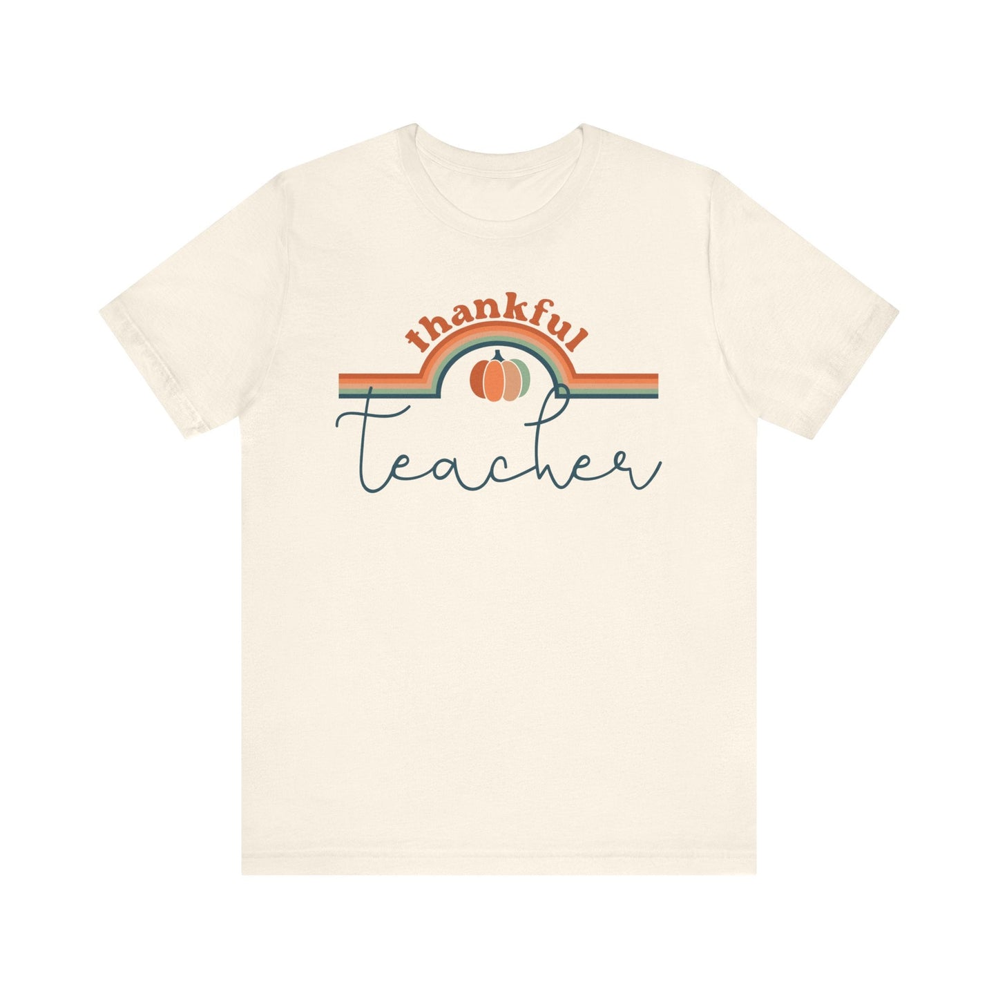 "Thankful Teacher" Retro Teacher T-shirt - Teacher Care Crate - T-Shirt