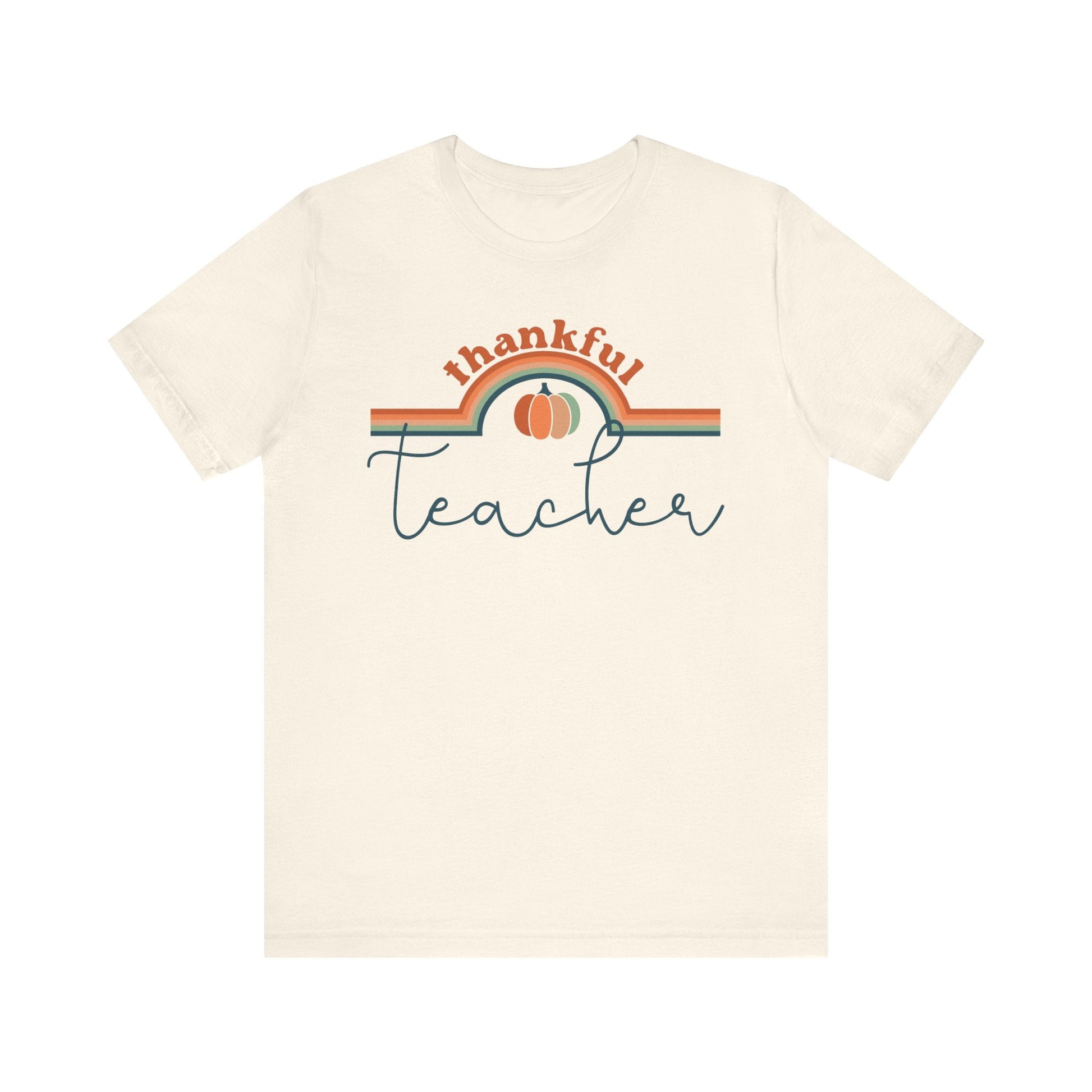 "Thankful Teacher" Retro Teacher T-shirt - Teacher Care Crate - T-Shirt