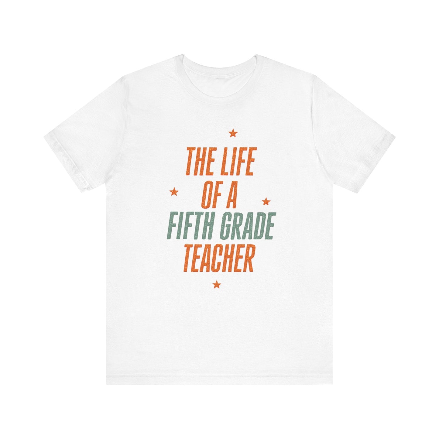"The Life of a Fifth Grade Teacher" Swiftie Teacher T-shirt - Teacher Care Crate - T-Shirt
