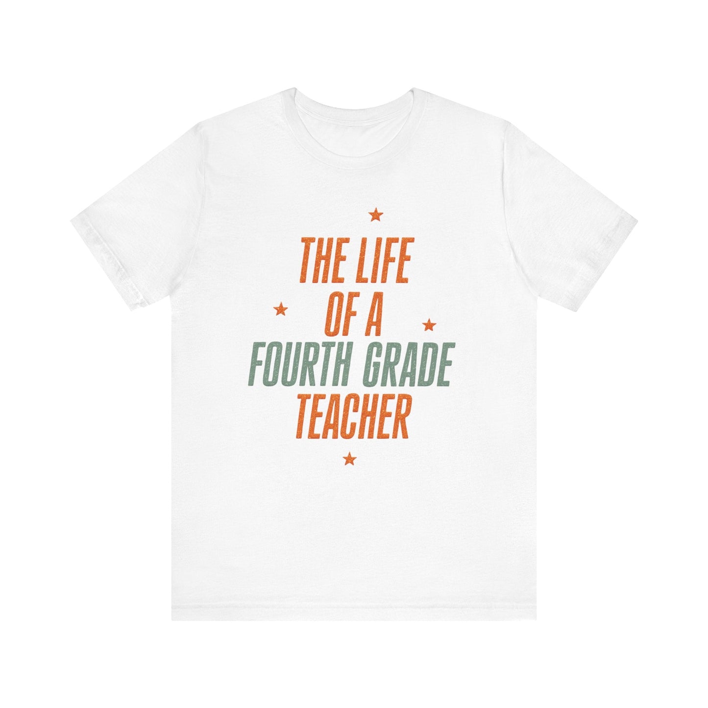 "The Life of a Fourth Grade Teacher" Swiftie Teacher T-shirt - Teacher Care Crate - T-Shirt