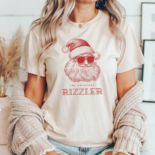 "The Original Rizzler" Santa Teacher T-shirt - Teacher Care Crate - T-Shirt