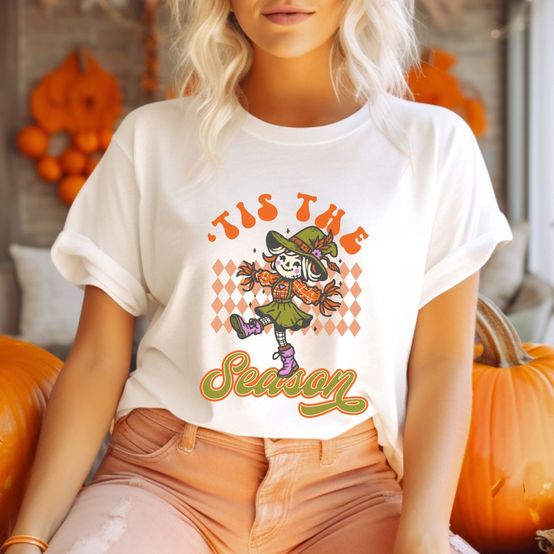 "Tis The Season" Scarecrow Teacher T-shirt - Teacher Care Crate - T-Shirt
