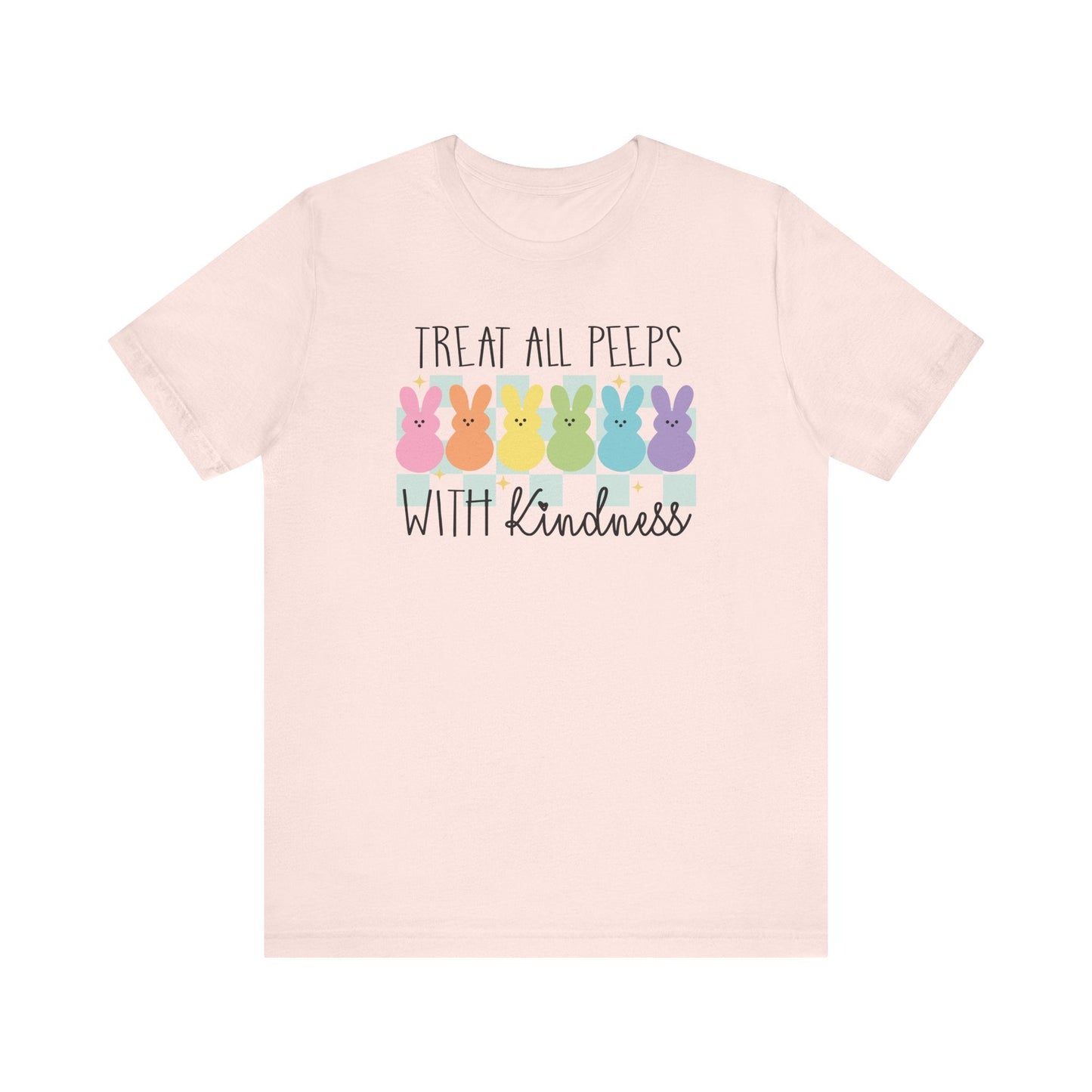 "Treat All Peeps With Kindness" Easter Teacher T-shirt - Teacher Care Crate - T-Shirt