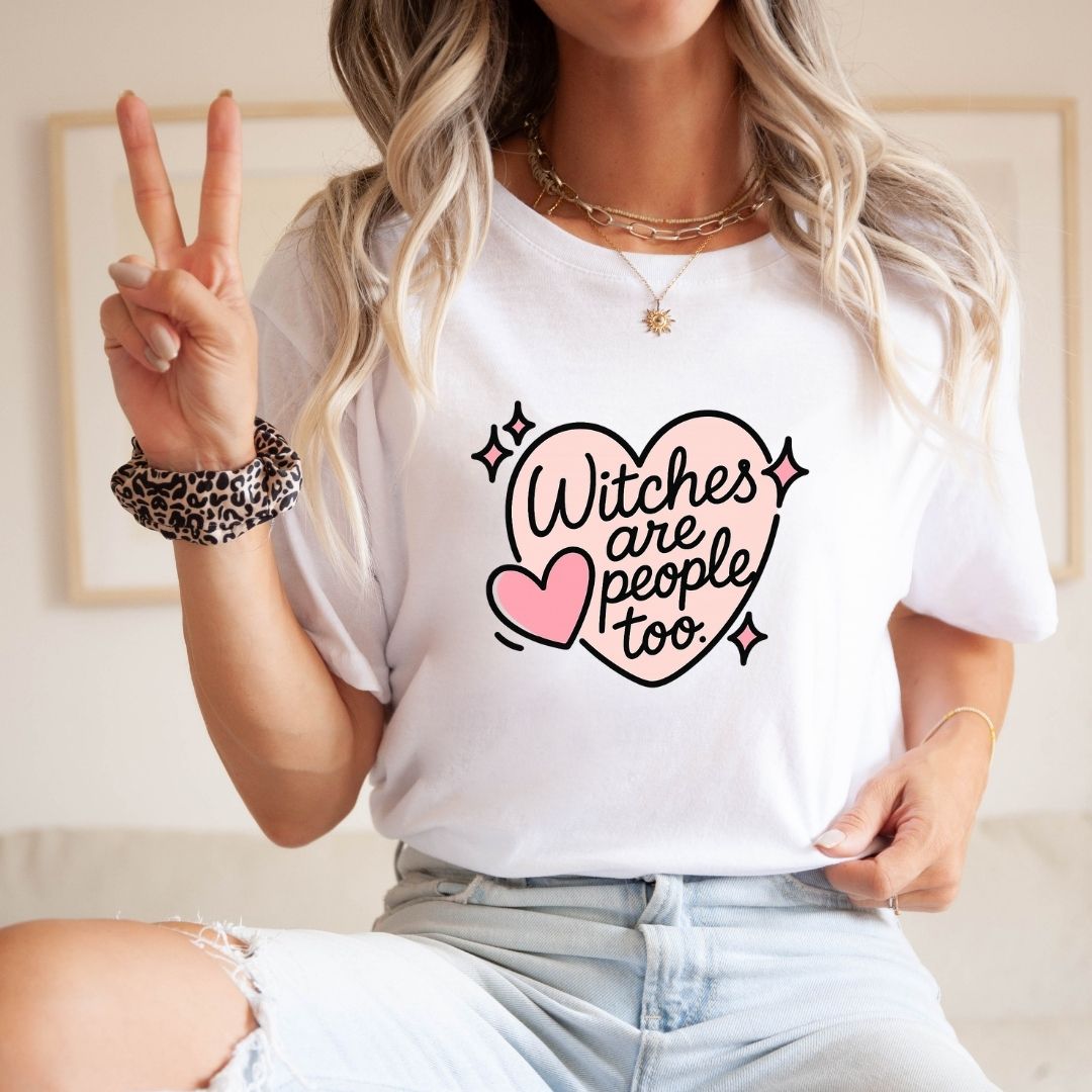 "Witches Are People Too" Halloween Teacher T-shirt - Teacher Care Crate - T-Shirt