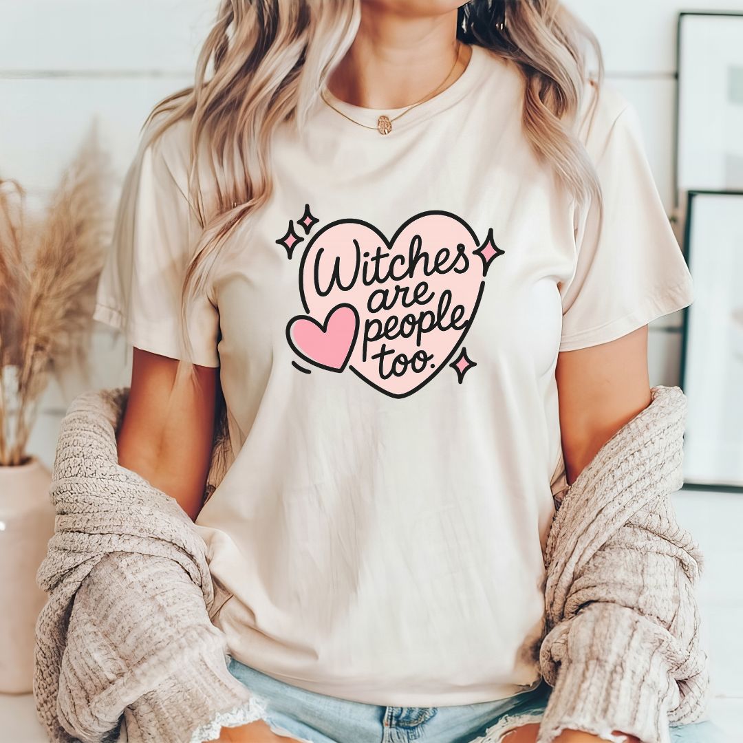 "Witches Are People Too" Halloween Teacher T-shirt - Teacher Care Crate - T-Shirt