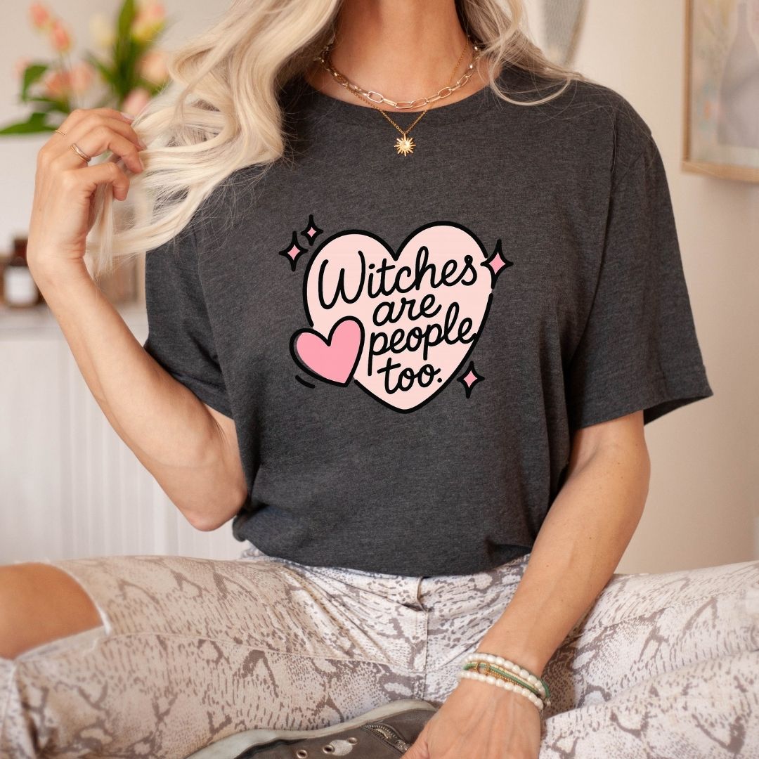 "Witches Are People Too" Halloween Teacher T-shirt - Teacher Care Crate - T-Shirt