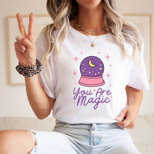 "You Are Magic" Crystal Ball Teacher T-shirt - Teacher Care Crate - T-Shirt