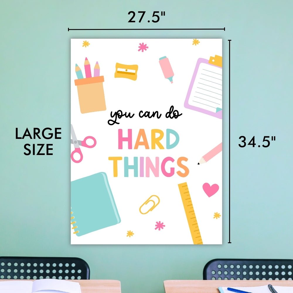 'You Can Do Hard Things' Hanging Tapestry - Teacher Care Crate -