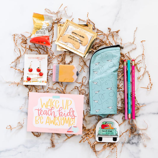 A "Mystery" Teacher Care Crate - Teacher Care Crate -