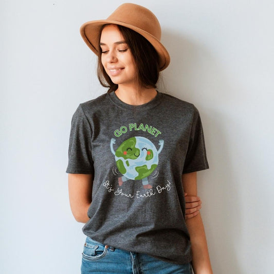 "Go Planet, It's Your Earth Day" Teacher T-shirt - Teacher Care Crate - T-Shirt
