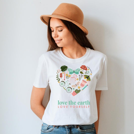 "Love the Earth, Love Yourself" Teacher T-shirt - Teacher Care Crate - T-Shirt